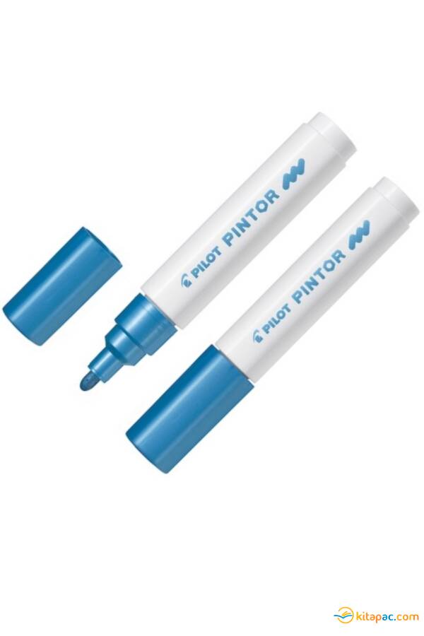 PİLOT PİNTOR M DEKARASYON KALEMİ - METALİK MAVİ - 1