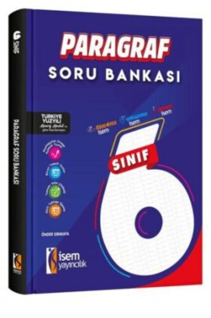 PRATİK İSEM 6.Sınıf PARAGRAF SORU BANKASI - İSEM YAYINCILIK 