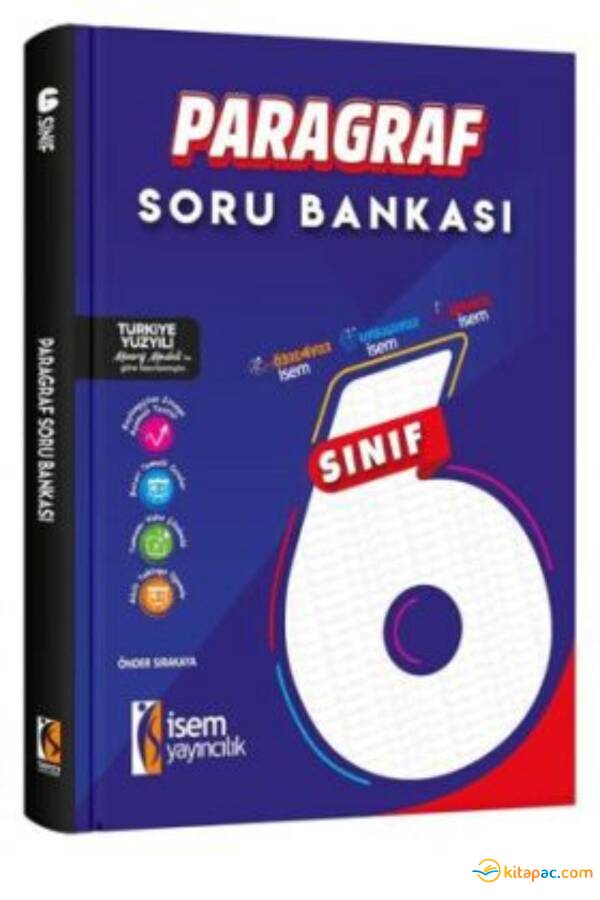 PRATİK İSEM 6.Sınıf PARAGRAF SORU BANKASI - 1