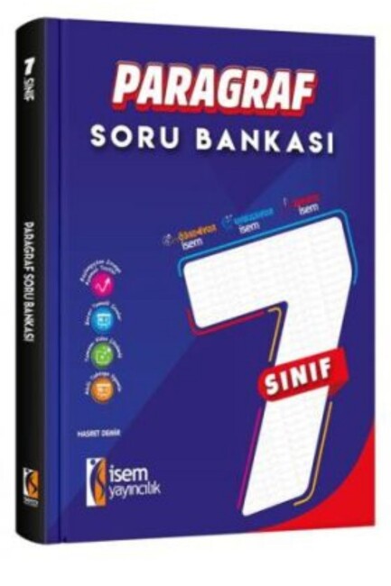 PRATİK İSEM 7.Sınıf PARAGRAF SORU BANKASI - İSEM YAYINCILIK 