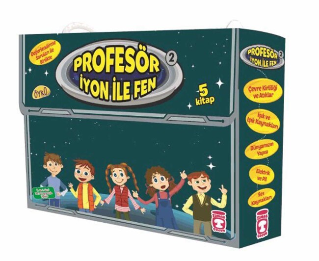 PROFESÖR İYON İLE FEN SET-2 - (5 Kitap) - Birsen EKİm Özen - TİMAŞ YAYINLARI