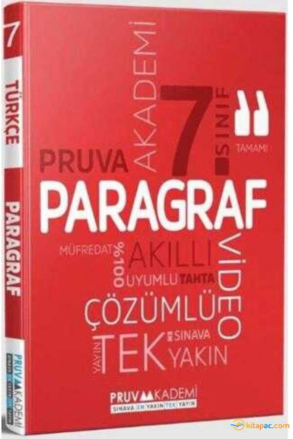 PRUVA 7.SINIF PARAGRAF SORU BANKASI - 1