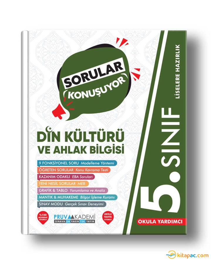 PRUVA AKADEMİ 5.Sınıf DİN KÜLTÜRÜ Sorular Konuşuyor - 1