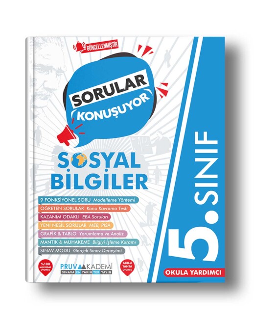 PRUVA AKADEMİ 5.Sınıf SOSYAL BİLGİLER Sorular Konuşuyor - PRUVA AKADEMİ YAYINLARI