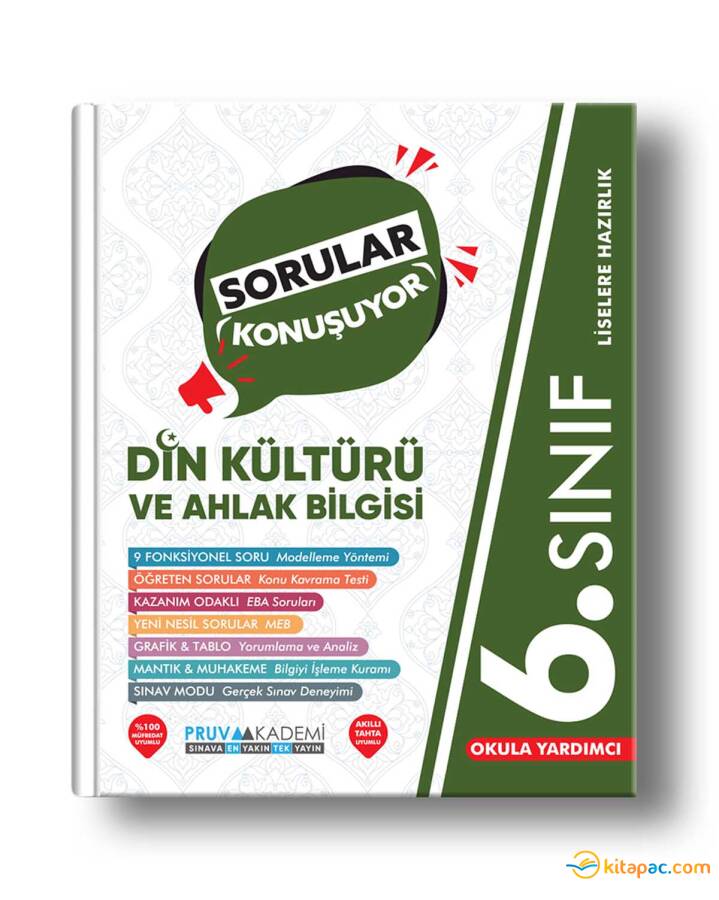 PRUVA AKADEMİ 6.Sınıf DİN KÜLTÜRÜ Sorular Konuşuyor - 1