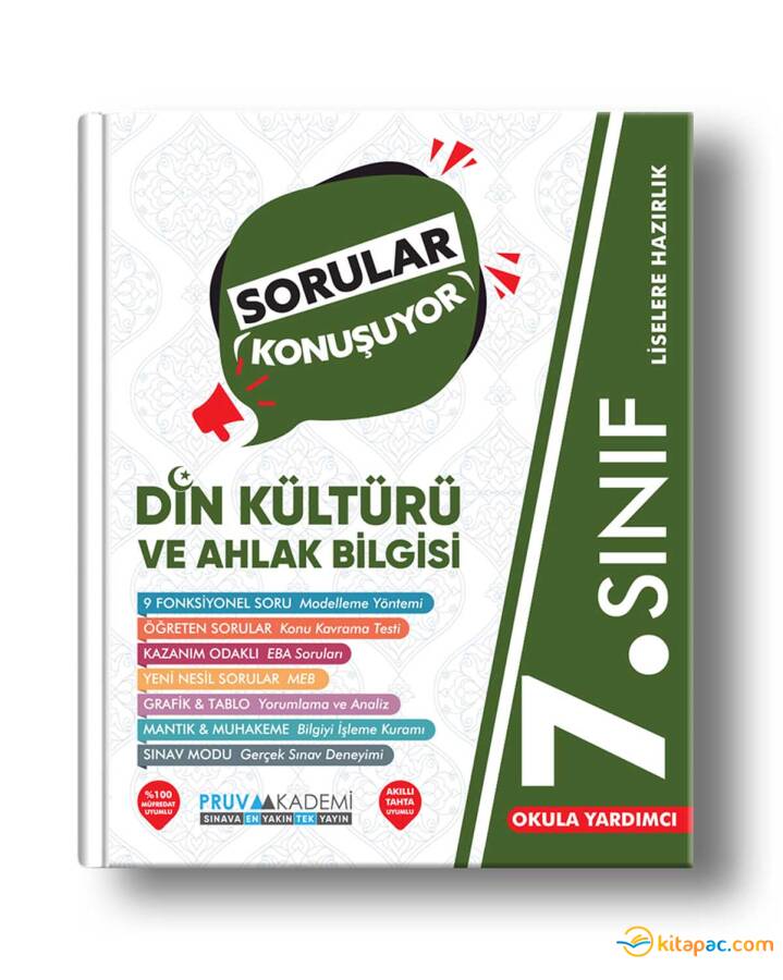 PRUVA AKADEMİ 7.Sınıf DİN KÜLTÜRÜ Sorular Konuşuyor - 1