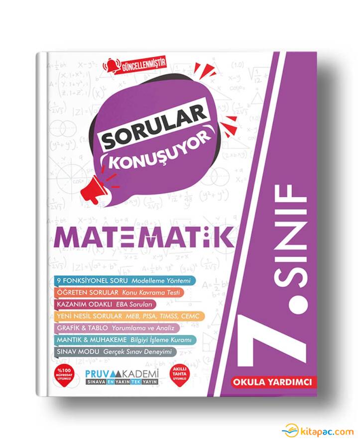 PRUVA AKADEMİ 7.Sınıf MATEMATİK Sorular Konuşuyor - 1