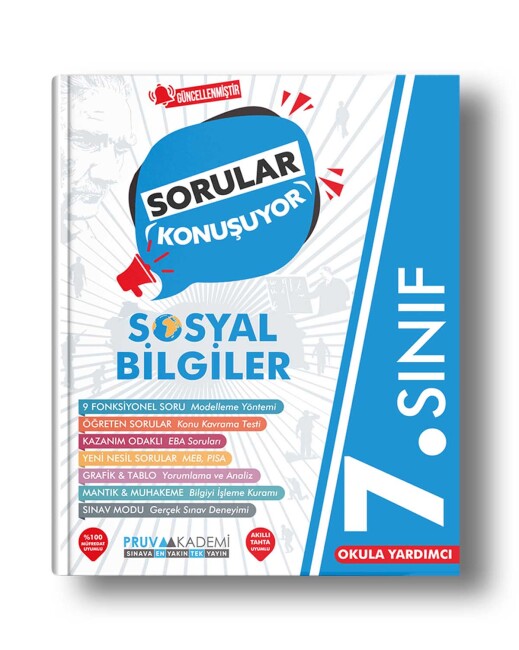 PRUVA AKADEMİ 7.Sınıf SOSYAL BİLGİLER Sorular Konuşuyor - PRUVA AKADEMİ YAYINLARI
