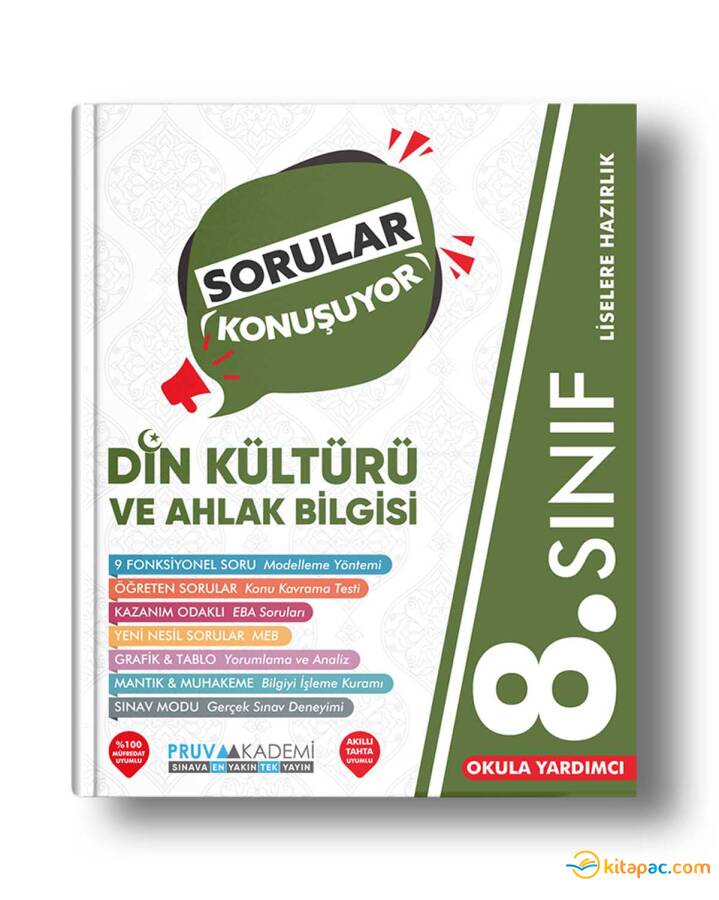 PRUVA AKADEMİ 8.Sınıf DİN KÜLTÜRÜ Sorular Konuşuyor - 1