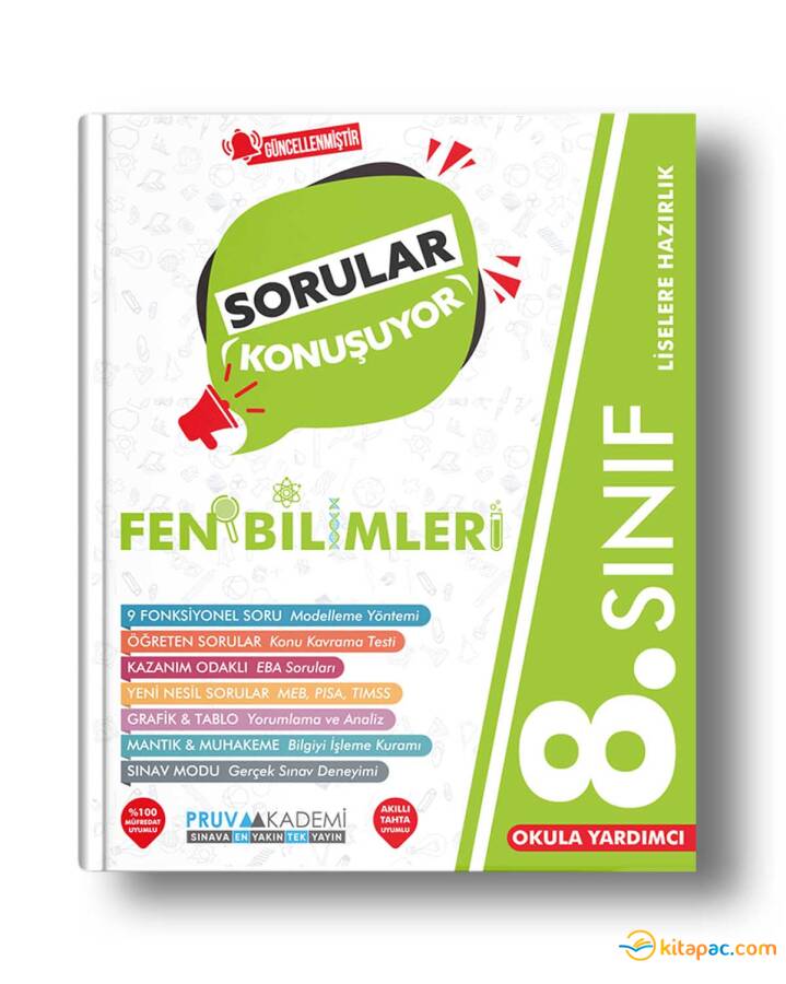 PRUVA AKADEMİ 8.Sınıf FEN BİLİMLERİ Sorular Konuşuyor - 1