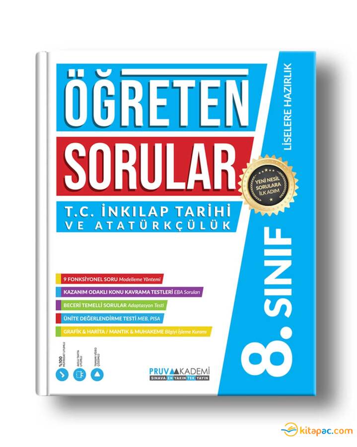 PRUVA AKADEMİ 8.Sınıf İNKİLAP TARİHİ ÖĞRETEN SORULAR - 1