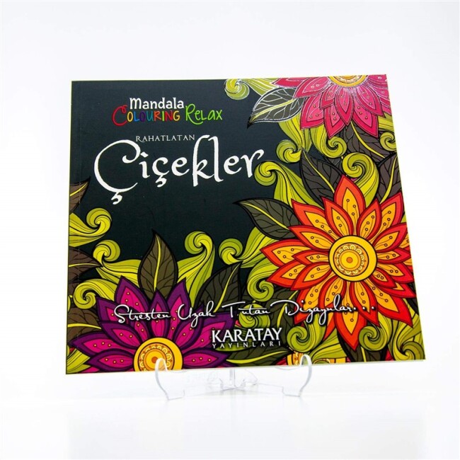 RAHATLATAN ÇİÇEKLER - MANDALA COLOURING RELAX - KARATAY YAYINLARI