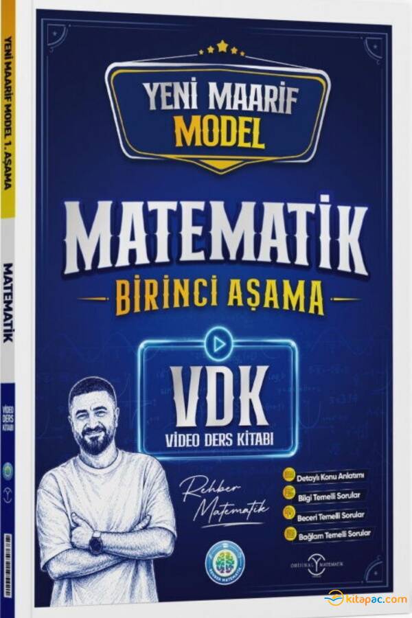 REHBER MATEMATİK MAARİF 1.AŞAMA MATEMATİK VİDEO DERS KİTABI - 1