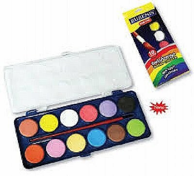 RUBENİS SULU BOYA 12 Renk Büyük Kutulu - RUBENİS