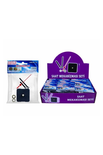 SAAT MEKANİZMA SETİ - EM 172 - EMİN İŞ TEKNOLOJİ