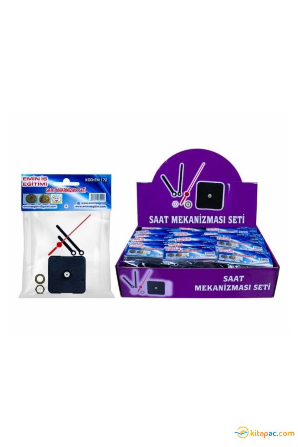 SAAT MEKANİZMA SETİ - EM 172 - 1