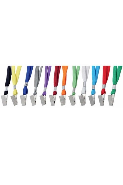 SARFF KART ASKI İPİ METAL KLİPS - Açık Mavi - TEKNİK ATILIM