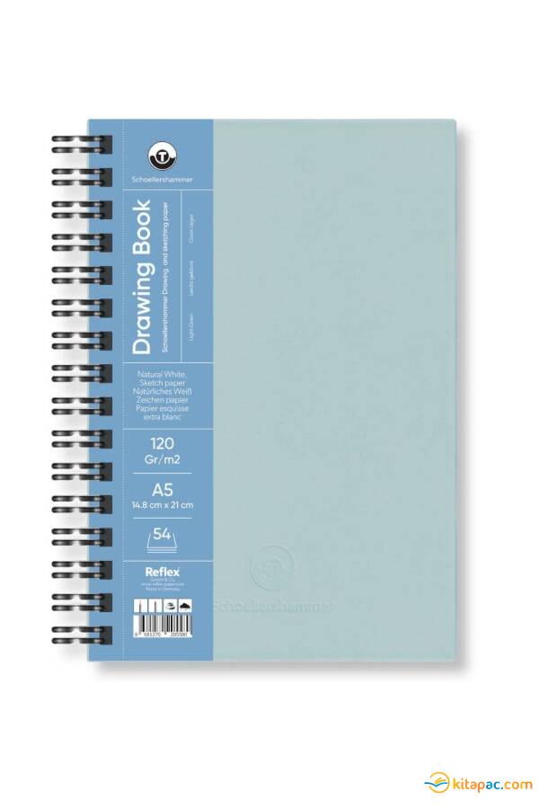 SCHOELLERSHAMMER A5 120GR 54YP DRAWİNG BOOK PAD ÇİZİM DEFTERİ AÇIK MAVİ - 1