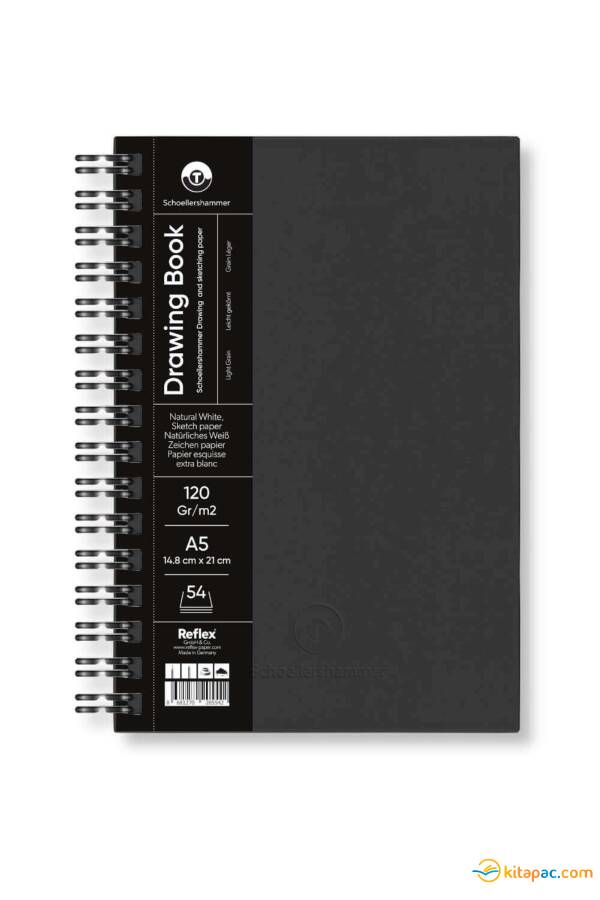 SCHOELLERSHAMMER A5 120GR 54YP DRAWİNG BOOK PAD ÇİZİM DEFTERİ YEŞİL - 1