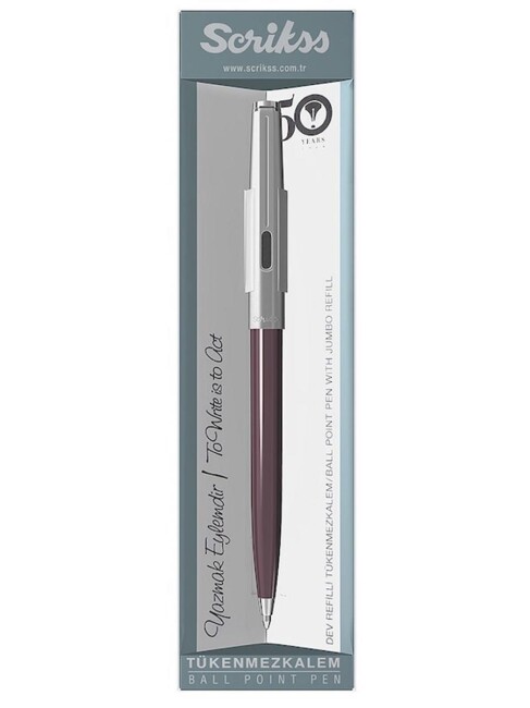 SCRİKSS 77 TÜKENMEZ KALEM - BORDO - SCRİKSS