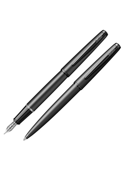 SCRİKSS 78 MB ROLLER KALEM + DOLMA KALEM MAT SİYAH - SCRİKSS