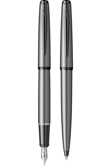 SCRİKSS 78MG DOLMA KALEM +TÜKENMEZ KALEM TAKIMI - MAT GRİ - SCRİKSS