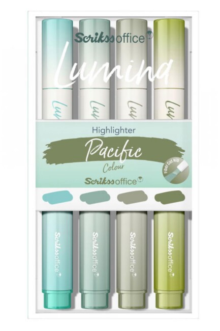 SCRİKSS LUMİNA PACİFİC FOSFORLU KALEM SETİ 4'LÜ - SCRİKSS