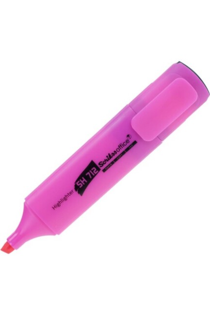 SCRİKSS SH 712 FOSFORLU KALEM Pembe - SCRİKSS