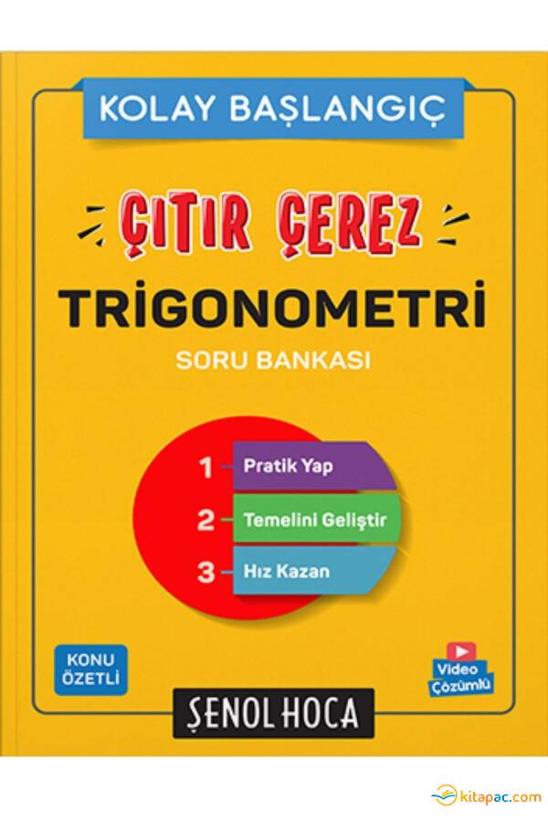 ŞENOL HOCA AYT ÇITIR ÇEREZ TRİGONOMETRİ Soru Bankası - 1