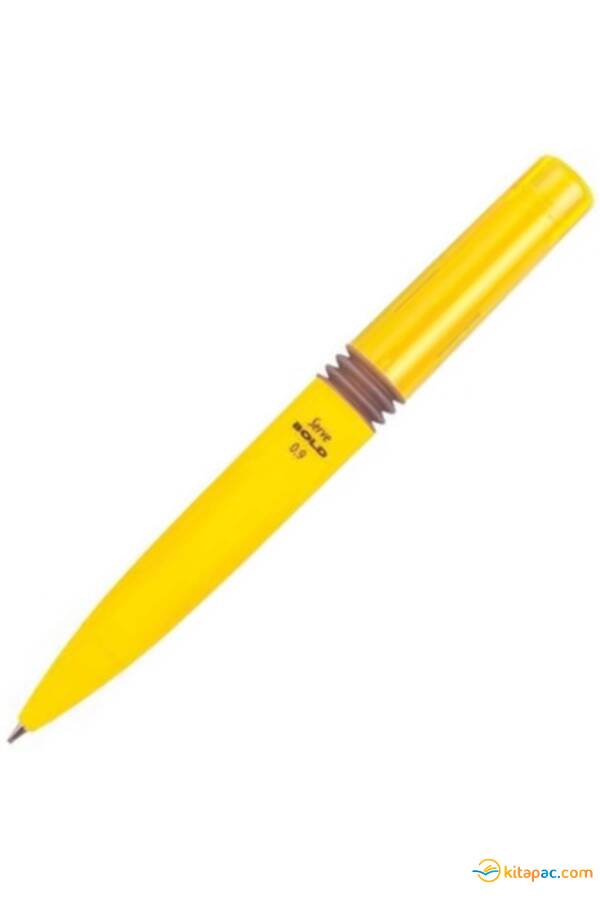 SERVE BOLD 0,9 mm VERSATİL UÇLU KALEM SİLGİLİ Sarı - 1