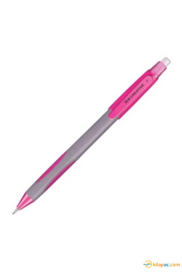 SERVE CREATİVE 0,9 mm VERSATİL UÇLU KALEM SİLGİLİ Pembe - 1