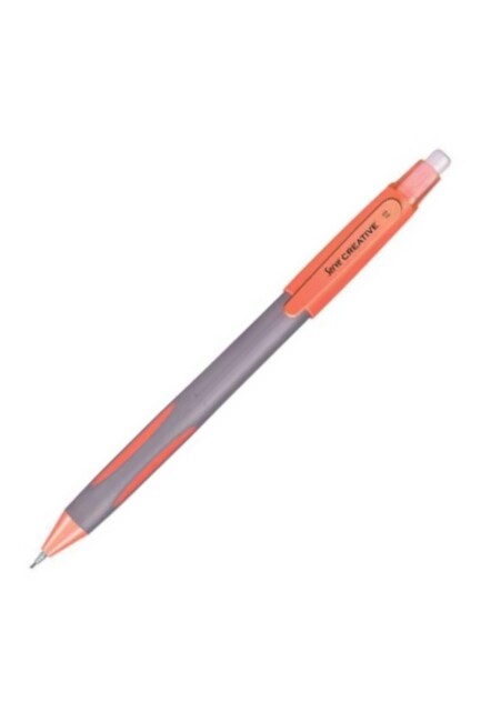 SERVE CREATİVE 0,9 mm VERSATİL UÇLU KALEM SİLGİLİ Turuncu - SERVE