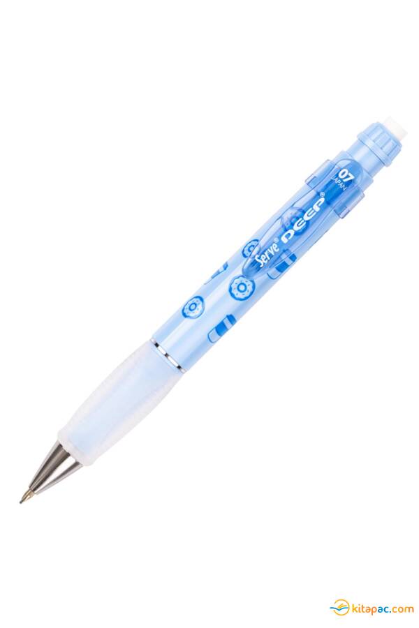 SERVE DEEP 0,7 mm VERSATİL UÇLU KALEM Gök Mavi TATLI SERİ - 1