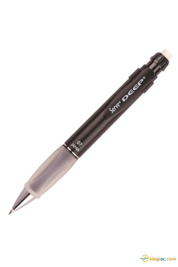 SERVE DEEP VERSATİL UÇLU KALEM 0,7 mm PRE Metalik Siyah - 1