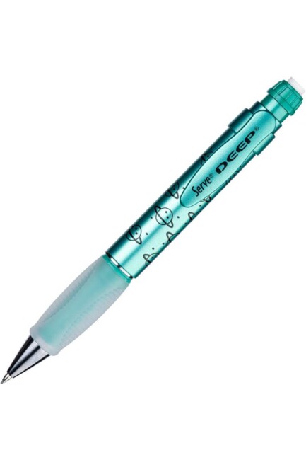 SERVE DEEP VERSATİL UÇLU KALEM 0,7MM - METALİK YEŞİL GEZEGEN - SERVE