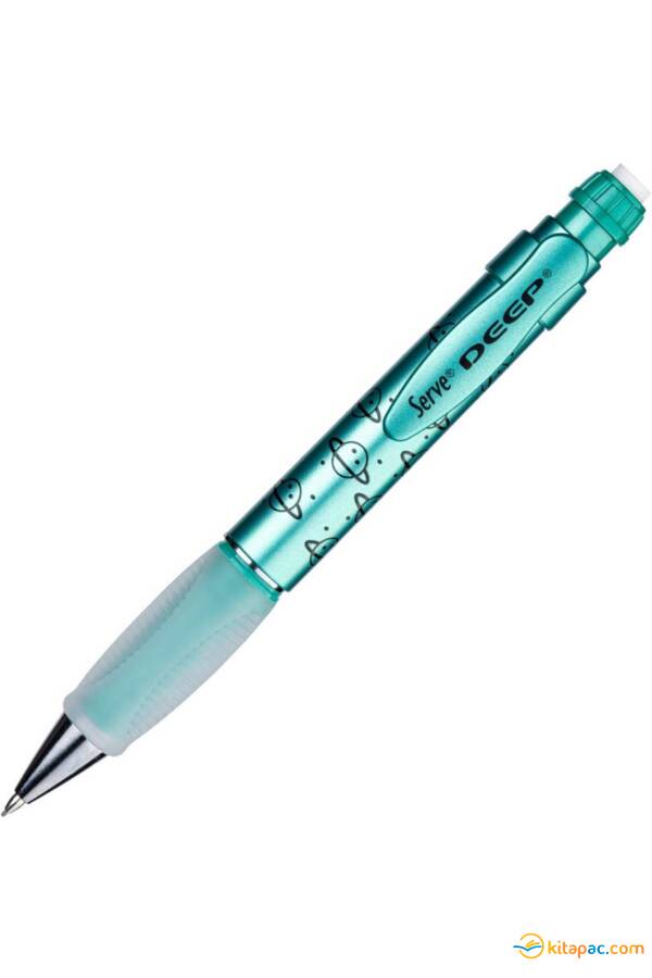SERVE DEEP VERSATİL UÇLU KALEM 0,7MM - METALİK YEŞİL GEZEGEN - 1