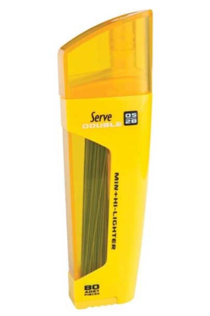 SERVE MİN ve FOSFORLU KALEM 0,5 Sarı - SERVE