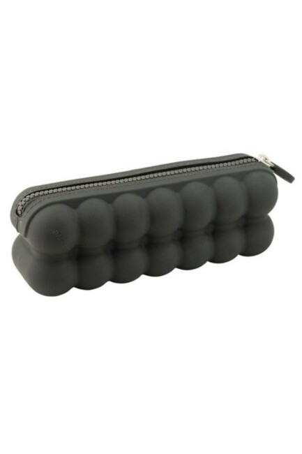 SERVE OSHİ KALEM ÇANTASI KALEMLİK SİLİKON Koyu Gri - SERVE