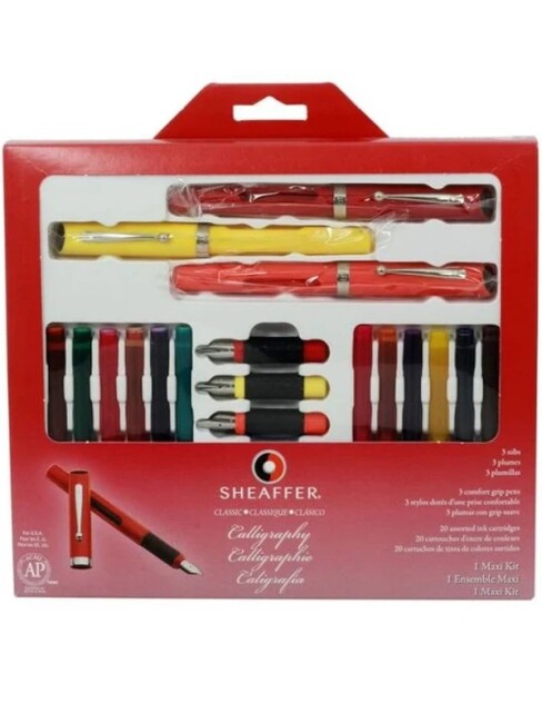 SHEAFFER CALLİGRAPHY SETİ Kitapçık 3 kalem 14 Refil - 4