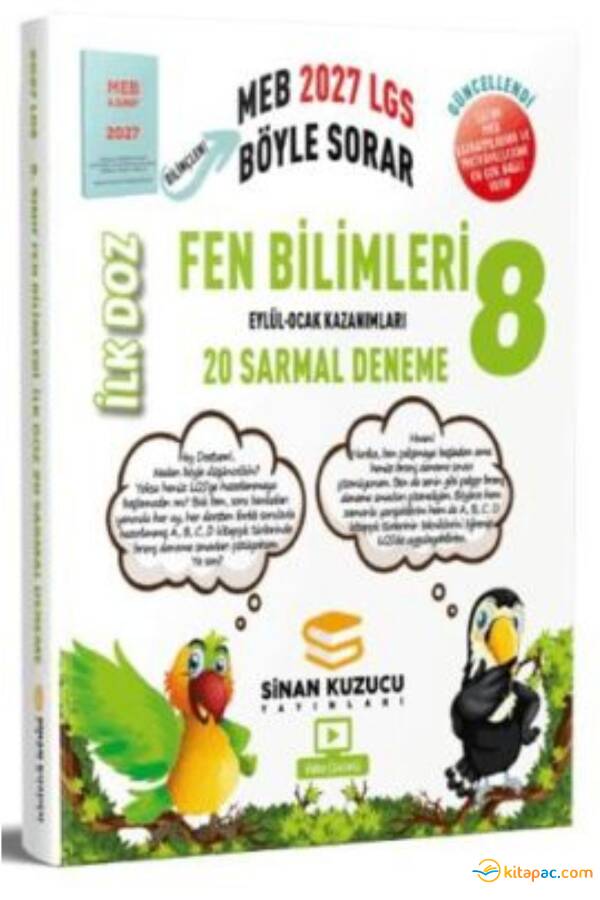 SİNAN KUZUCU 2026 8.Sınıf FEN BİLİMLERİ İLK DOZ SARMAL BRANŞ DENEMELERİ - 1