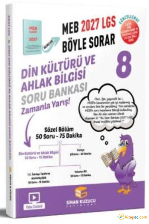 SİNAN KUZUCU 2027 8.SINIF DİN KÜLTÜRÜ SORU BANKASI - 1