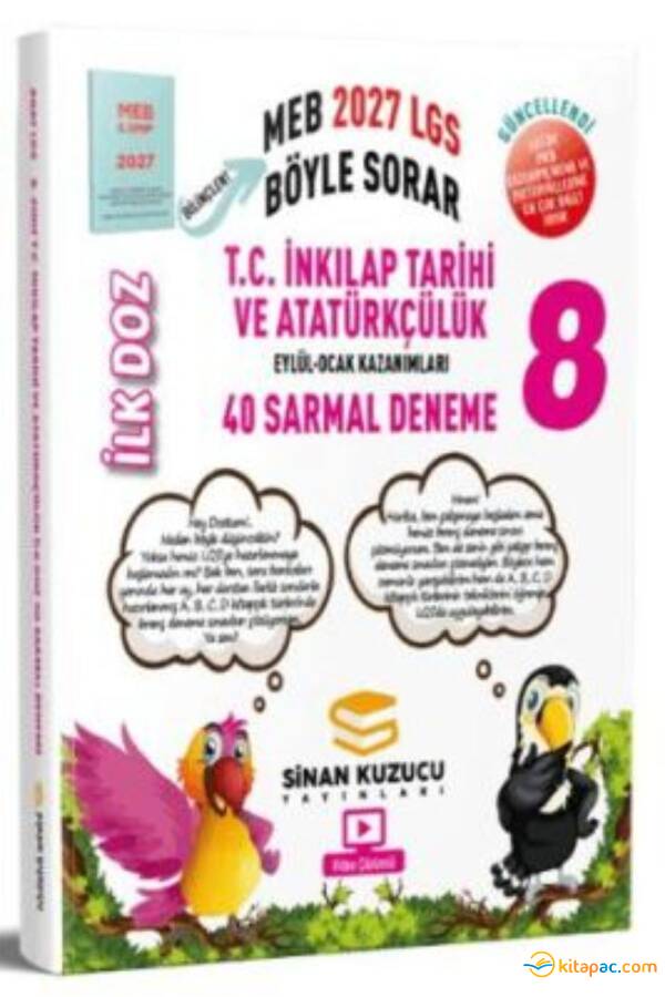 SİNAN KUZUCU 2027 8.SINIF İNKİLAP TARİHİ İLK DOZ SARMAL BRANŞ DENEMELERİ - 1