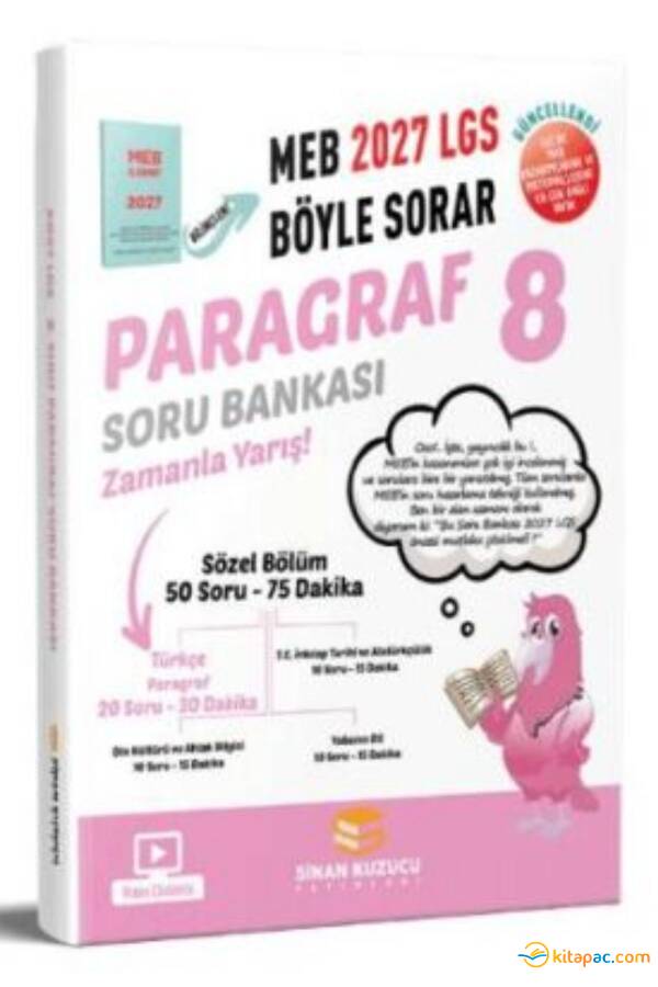 SİNAN KUZUCU 2027 8.Sınıf İNKILAP TARİHİ SORU BANKASI - 1