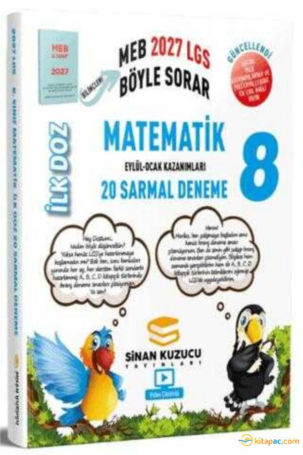 SİNAN KUZUCU 2027 8.SINIF MATEMATİK İLK DOZ SARMAL BRANŞ DENEMELERİ - 1