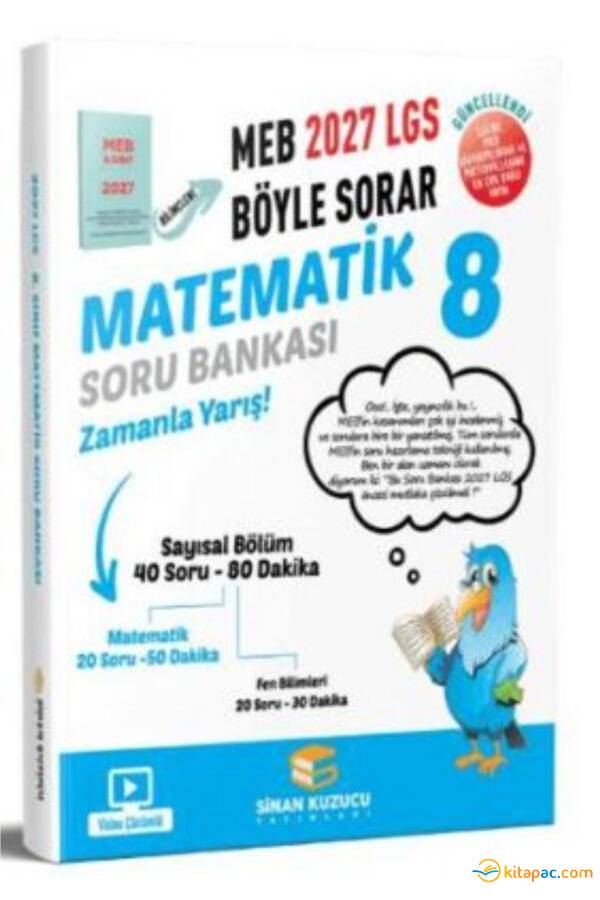 SİNAN KUZUCU 2027 8.SINIF MATEMATİK SORU BANKASI - 1