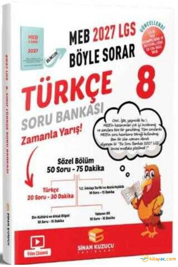 SİNAN KUZUCU 2027 8.SINIF TÜRKÇE SORU BANKASI - 1