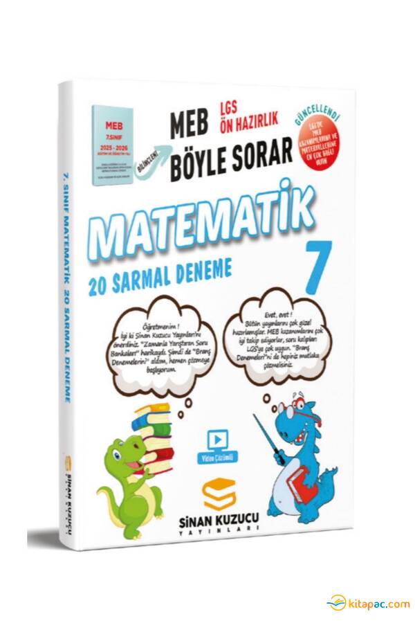 SİNAN KUZUCU 7.Sınıf MATEMATİK İLK DOZ SARMAL BRANŞ DENEMELERİ - 2026 - 1