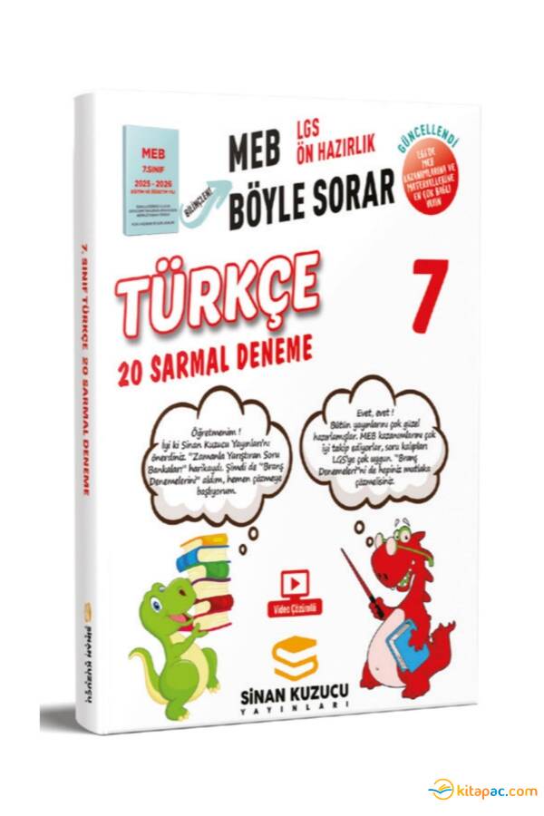SİNAN KUZUCU 7.Sınıf TÜRKÇE İLK DOZ SARMAL BRANŞ DENEMELERİ - 2026 - 1