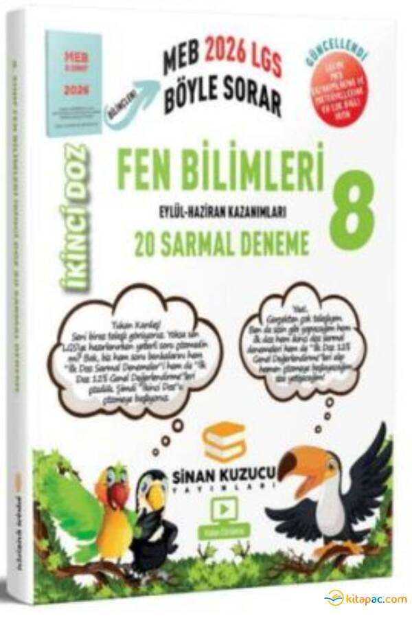 SİNAN KUZUCU 8.Sınıf FEN BİLİMLERİ İKİNCİ DOZ SARMAL BRANŞ DENEMELERİ - 2026 - 1