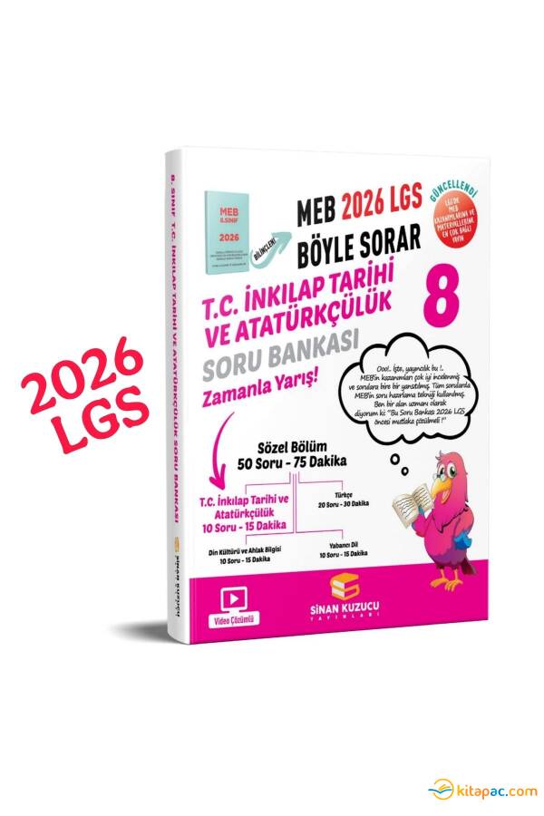 SİNAN KUZUCU 8.Sınıf İNKILAP TARİHİ MEB BÖYLE SORAR SORU BANKASI - 2026 - 1